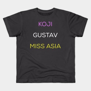 Koji, Gustav & Miss Asia Kids T-Shirt